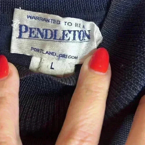 Vintage Pendleton Mockneck Sleeveless Top - Picture 3 of 4